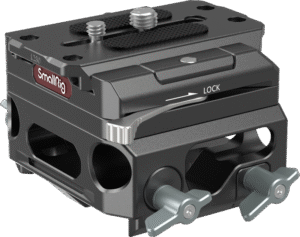 SMALLRIG 3067 Baseplate Lightweight with Dual 15mm Rod Clamp