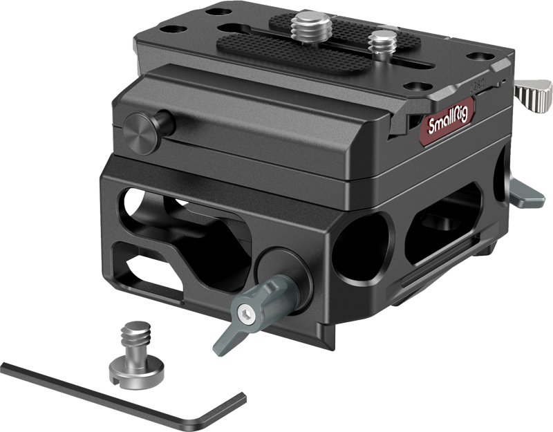 SMALLRIG 3067 Baseplate Lightweight with Dual 15mm Rod Clamp