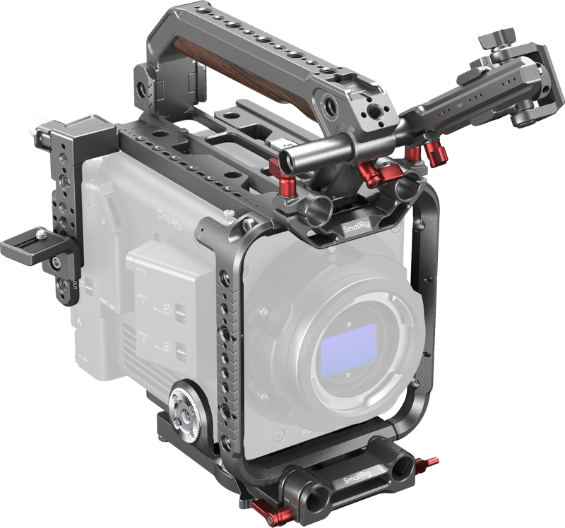 Designed to protect the Sony BURANO camera and to attach accessories. It adopts a full-wrap design to effectively protect the camera body. The top handle is designed with comfortable ergonomic design with wood material for comfortable grip and premium texture - it supports quick installation and forward/backward adjustment for easy adjustment of the center of gravity and more effortless grip.