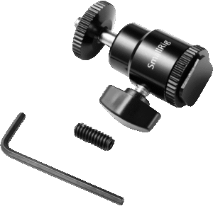 SMALLRIG 761 Cold shoe mount - Ballhead 1/4" screw