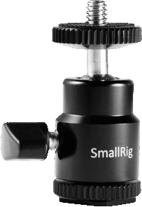 SMALLRIG 761 Cold shoe mount - Ballhead 1/4" screw