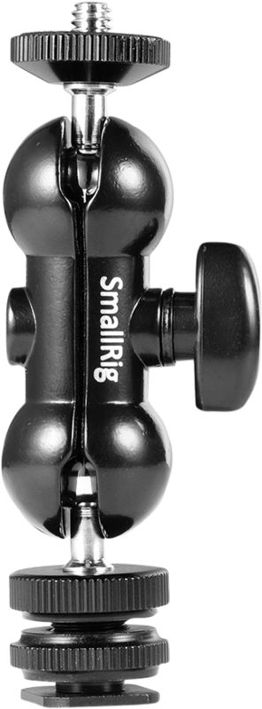 SMALLRIG 1135 Multi-func Double BallHead Shoe+1/4"
