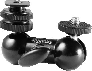 SMALLRIG 1135 Multi-func Double BallHead Shoe+1/4"