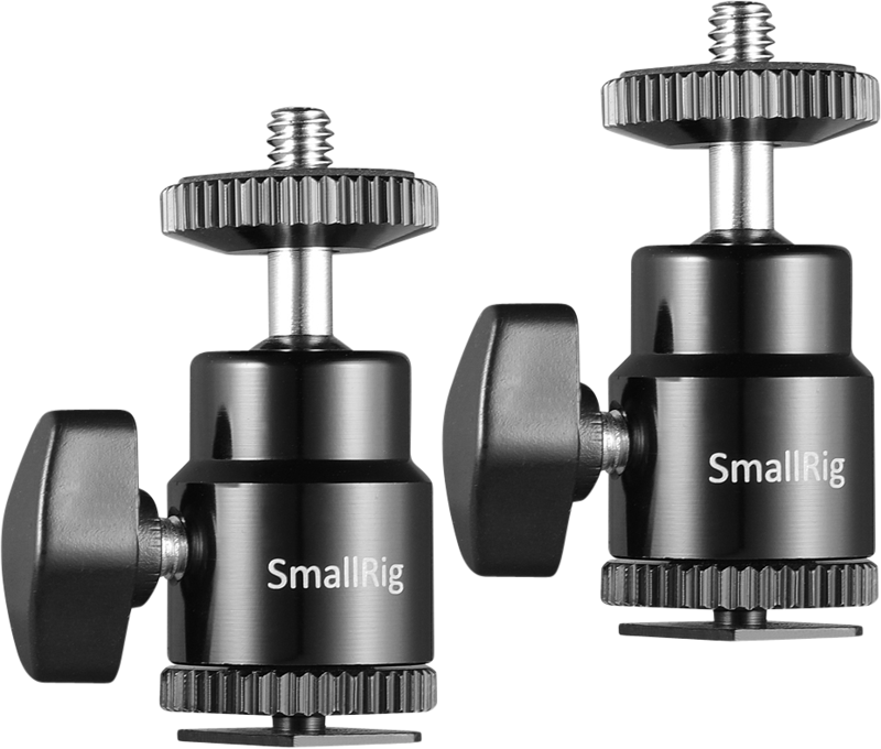SMALLRIG 2059 Camera Cold shoe -Ballhead-1/4"Sc 2P