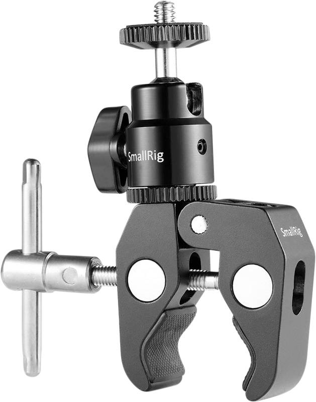 SMALLRIG 1124 Ball Head Mount and CoolClamp