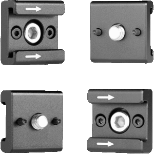 SMALLRIG 2060 Cold Shoe (2pcs Pack)