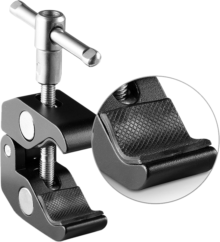 SMALLRIG 2058 Super Clamp with 1/4" & 3/8" Thread (2pcs Pack)