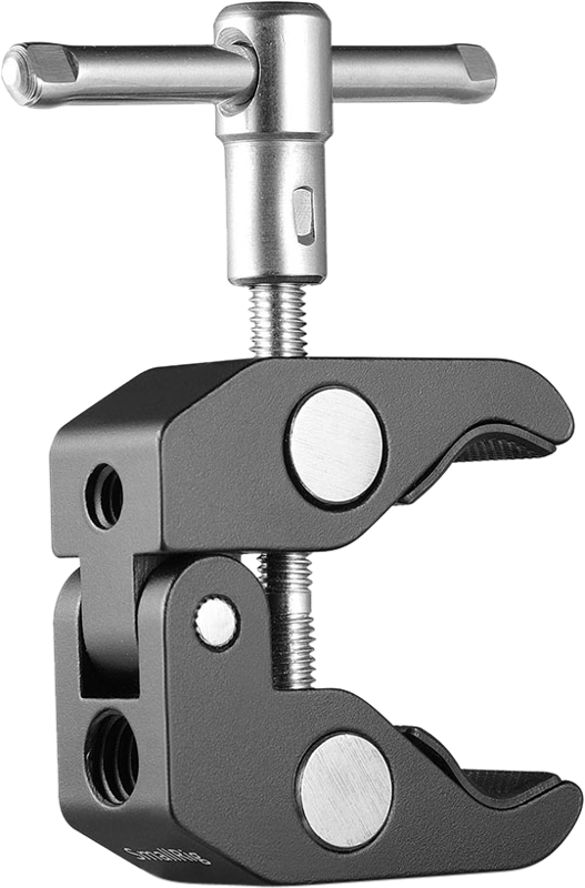 SMALLRIG 2058 Super Clamp with 1/4" & 3/8" Thread (2pcs Pack)