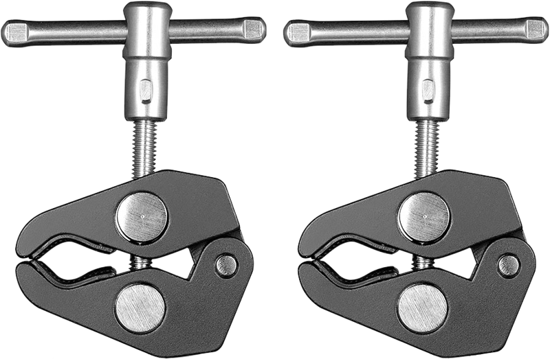 SMALLRIG 2058 Super Clamp with 1/4" & 3/8" Thread (2pcs Pack)