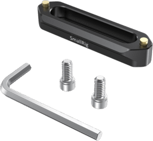 and it can be attached to any two 1/4"-20 holes via 1/4"-20 screws (included) to provide mount for QR-Handles.