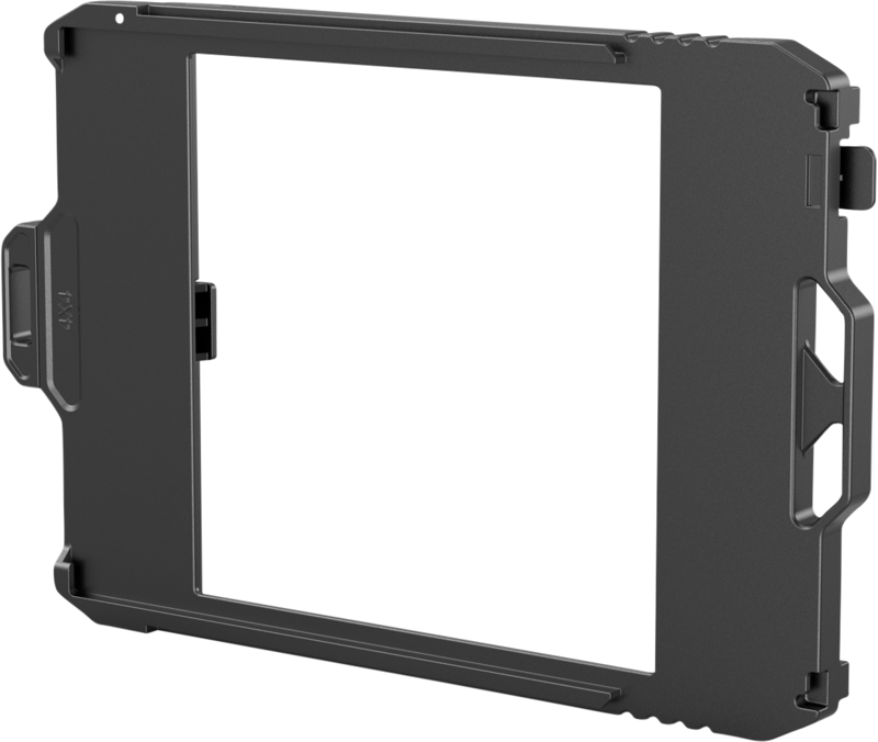 and allows for quick installation of 4 x 4" plug-in filters of 4mm in thickness.