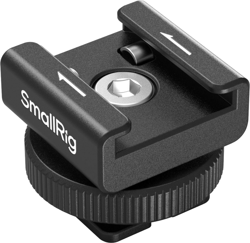 SMALLRIG 4822 Wireless Microphone Support with Cold Shoe Mount