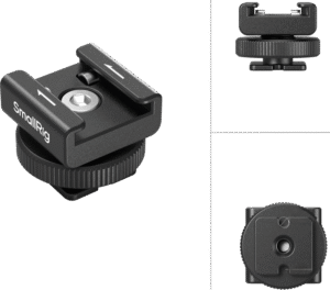 SMALLRIG 4822 Wireless Microphone Support with Cold Shoe Mount