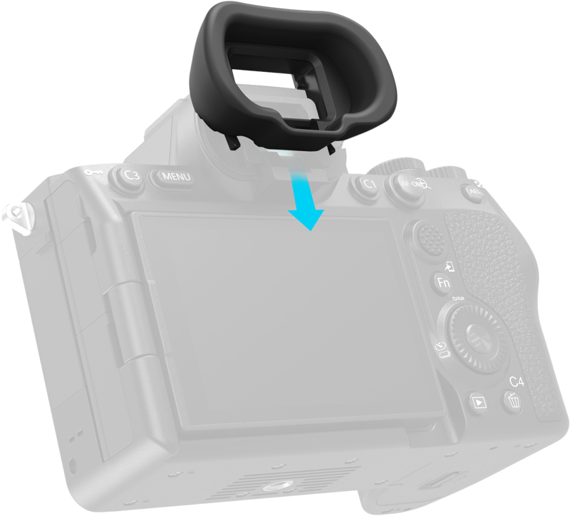 SMALLRIG 5255 Camera Viewfinder Eyecup for Selected Sony Alpha 1 / 7 / 9 Series Cameras