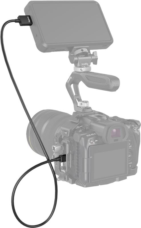 SMALLRIG 4795 Ultra-Slim 4K HDMI Data Cable D to A 100cm