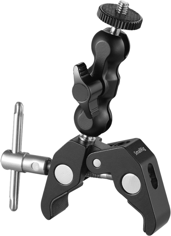 SMALLRIG 2164 Multi-functional Crab-Shaped Clamp w/ Ballhead Magic Arm