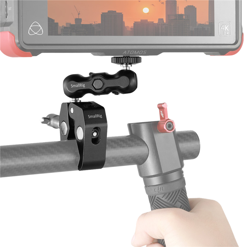 SMALLRIG 2164 Multi-functional Crab-Shaped Clamp w/ Ballhead Magic Arm