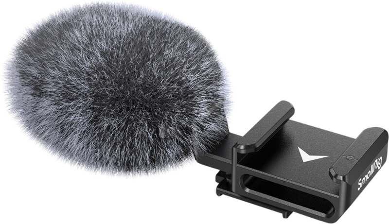 SMALLRIG 3526 Cold Shoe Adapter with windshield Kit For Sony ZV-E10 & ZV-1