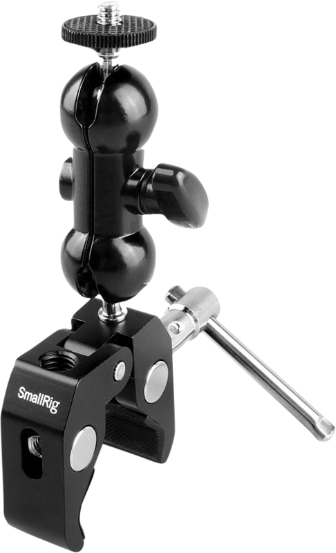 SMALLRIG 1138 Double BallHead w/Clamp & 1/4" Screw