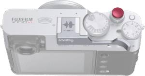 SMALLRIG 4566 Thumb Grip for Fujifilm X100VI / X100V Silver