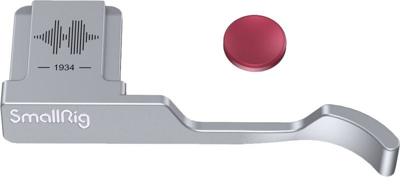 SMALLRIG 4566 Thumb Grip for Fujifilm X100VI / X100V Silver