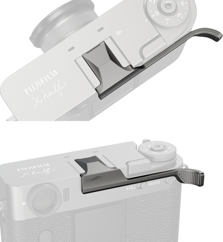 SMALLRIG 5333 Thumb Grip for FUJIFILM X half Charcoal Silver