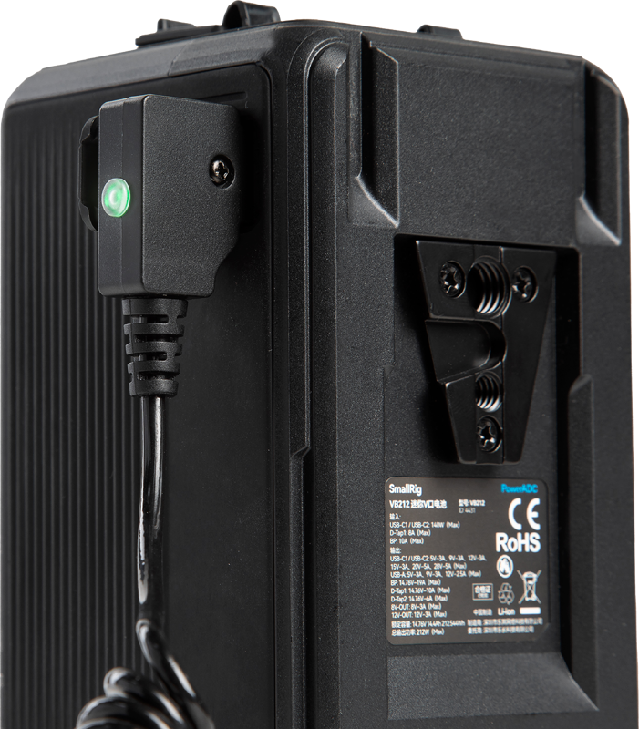 SMALLRIG 4761 D-TAP to BMPCC 4K / 6K Power Cable