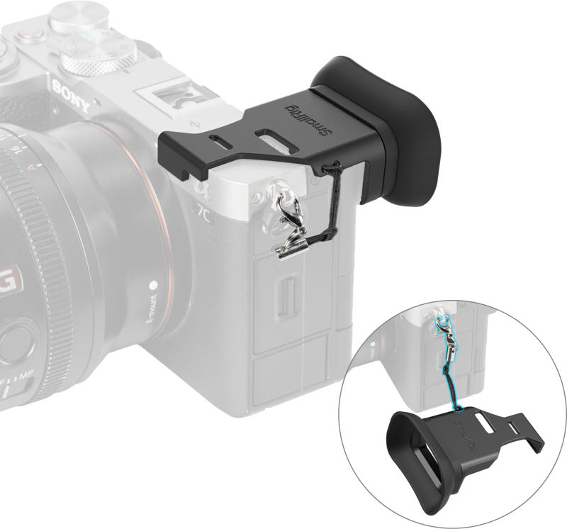 SMALLRIG 4819 Camera Viewfinder Eyecup for Sony Alpha 7C II / Alpha 7CR