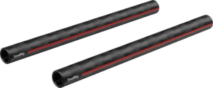 SMALLRIG 5211 15mm Carbon Fiber Rods (2pcs, 8"/20cm)
