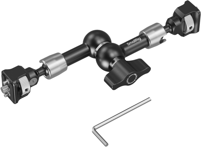 allowing for the attachment to crab-shaped clamps for mounting monitors