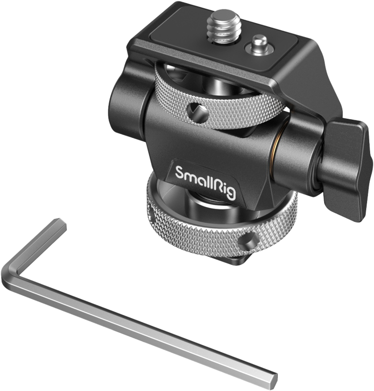SMALLRIG 2905 Swivel and Tilt Adjustable Monitor Mount Cold Shoe-Mount