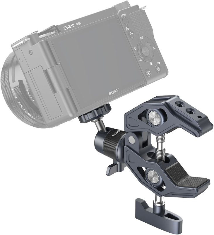 SMALLRIG 4102 Super Clamp with 360 Ballhead Mount for Action Cameras