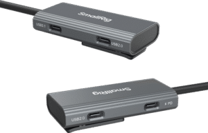 SMALLRIG 4598 USB-C Hub 4-in-1 PD/USB-C 3.1/USB-C 2.0 with Audio Adapter