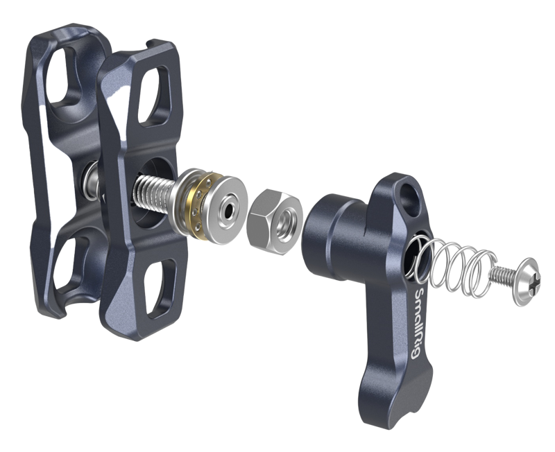 SMALLRIG 3874 Magic Arm with Dual Ball heads (1/4"-20 Screw and ARRI Locating Screw)