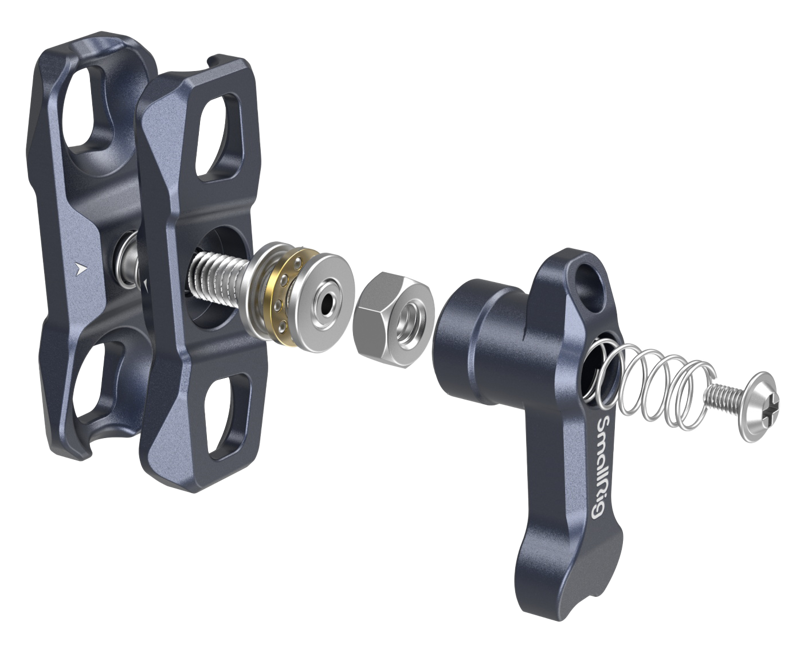 SMALLRIG 3875 Magic Arm with Dual Ball heads (1/4"-20 Screw and NATO Clamp)