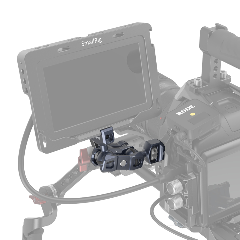 SMALLRIG 3875 Magic Arm with Dual Ball heads (1/4"-20 Screw and NATO Clamp)