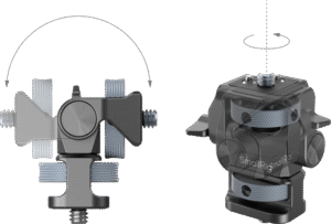 SMALLRIG 4886 Swivel and Tilt Adjustable Monitor Support with 1/4"-20 Screws