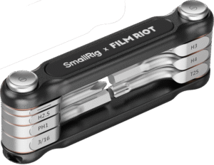 SMALLRIG 4374 x FILM RIOT 7-in-1 Folding Wrench Set with Multiple Angle Positioning Black
