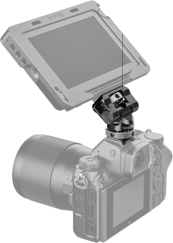 SMALLRIG 2346 Swivel & Tilt Mount w/ Cold Shoe