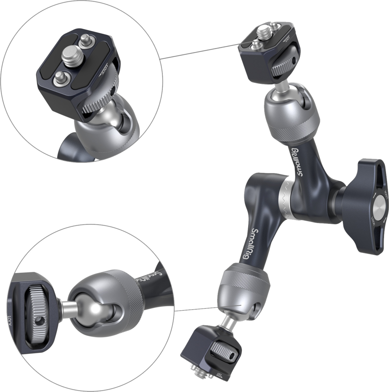 SMALLRIG 4194 Magic Arm wit Rosette Gear 7"