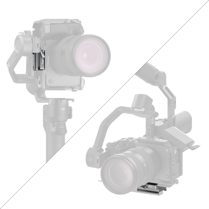 SMALLRIG 4639 HawkLock H38 Arca-Swiss Quick Release Plate for DJI Stabilizers