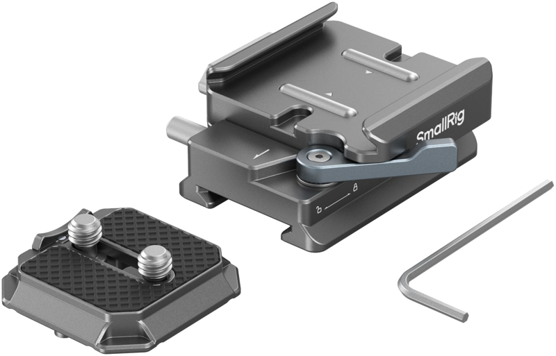 SMALLRIG 4639 HawkLock H38 Arca-Swiss Quick Release Plate for DJI Stabilizers