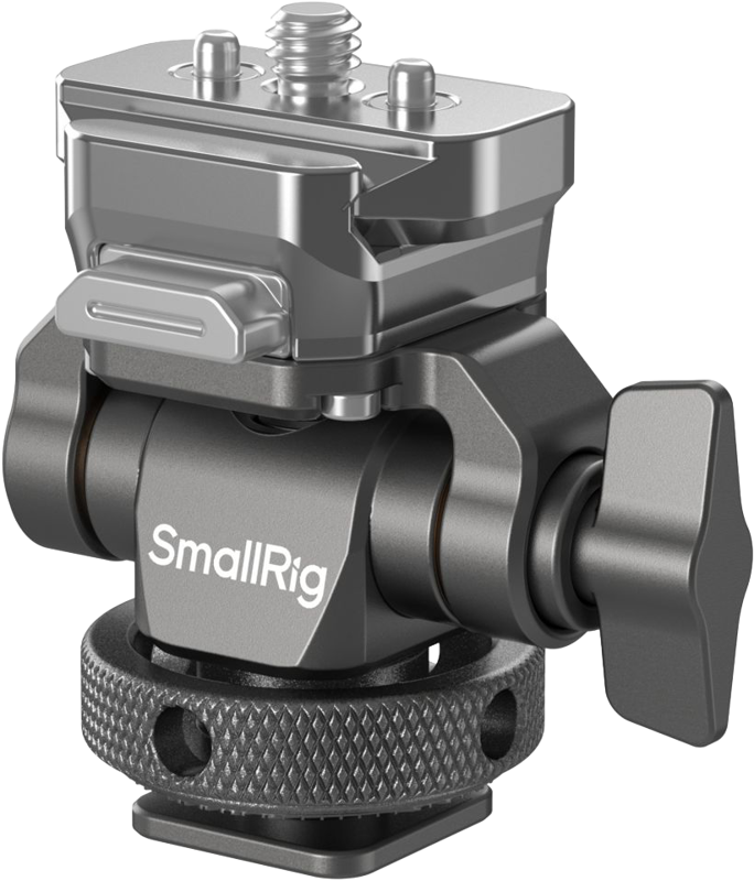 SMALLRIG 4888 HawkLock Quick Release Monitor Support with H21 Cold Shoe Mount