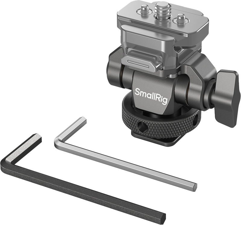 SMALLRIG 4888 HawkLock Quick Release Monitor Support with H21 Cold Shoe Mount