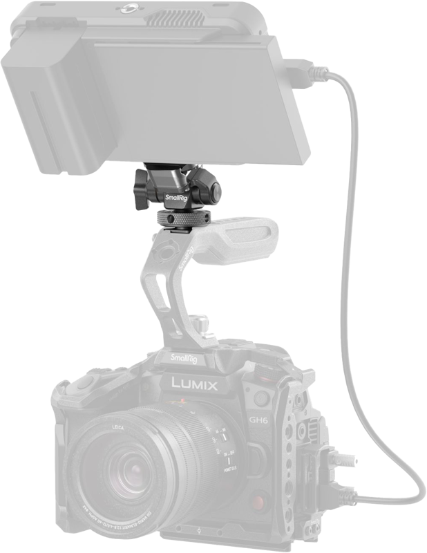 SMALLRIG 4888 HawkLock Quick Release Monitor Support with H21 Cold Shoe Mount