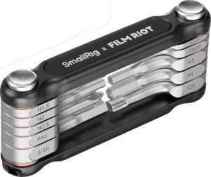 SMALLRIG 4375 x FILM RIOT 10-in-1 Folding Wrench Set with Multiple Angle Positioning Black