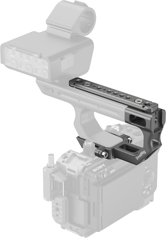 as well as to provide accessory mounting points. The XLR handle extension is ergonomically designed to enhance the grip and strength of the original XLR handle for easy accessory installation.