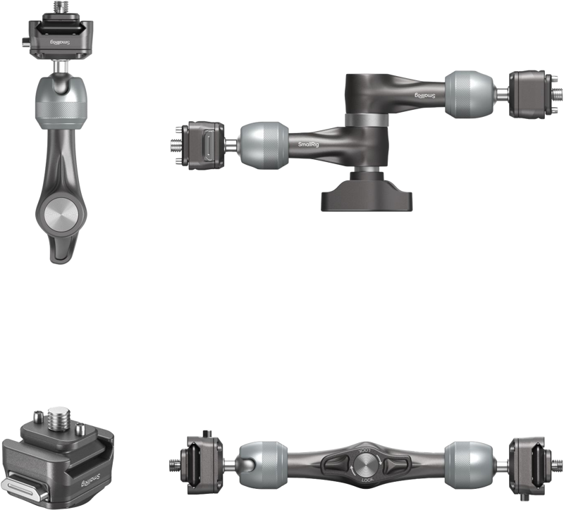 SMALLRIG 4490 HawkLock H21 Quick Release Rosette Magic Arm (7")