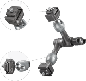 SMALLRIG 4490 HawkLock H21 Quick Release Rosette Magic Arm (7")