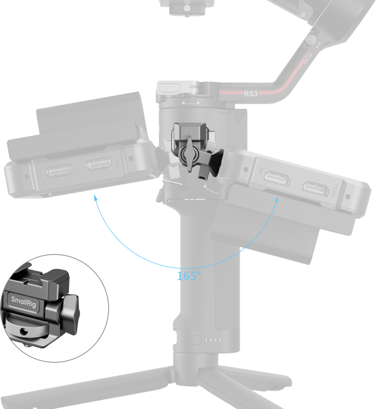 SMALLRIG 4637 HawkLock H21 Monitor Support for DJI Stabilizers